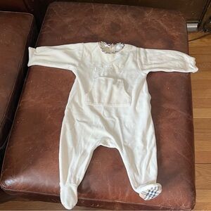 Cozy White Kids One Piece